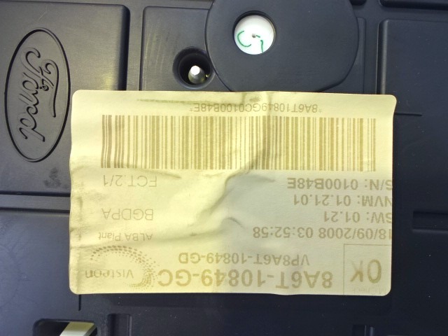 KILOMETER STEVEC OEM N. 8A6T-10849-GC ORIGINAL REZERVNI DEL FORD FIESTA CB1 CNN MK6 (09/2008 - 11/2012) DIESEL LETNIK 2008