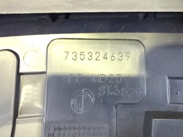 MONTA?NI DELI /  ARMATURNE PLOSCE SPODNJI OEM N. 735324639 ORIGINAL REZERVNI DEL LANCIA MUSA 350 R (09/2007 - 8/2013) DIESEL LETNIK 2008