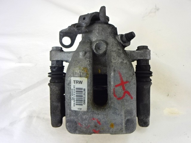 ZADNJE LEVE ZAVORNE CELJUSTI  OEM N. 9678720880 ORIGINAL REZERVNI DEL CITROEN C4 MK2 (2010 - 2018) DIESEL LETNIK 2014