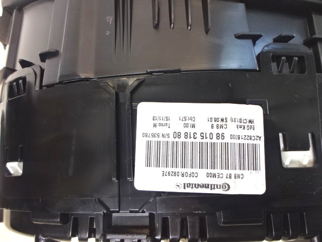 KILOMETER STEVEC OEM N. 9801531880 ORIGINAL REZERVNI DEL CITROEN C4 MK2 (2010 - 2018) DIESEL LETNIK 2014