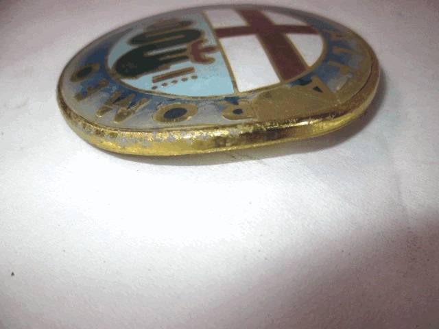 SPREDNJI IN ZADNJI EMBLEM OEM N.  ORIGINAL REZERVNI DEL ALFA ROMEO GIULIETTA 116 (1977 - 1985)BENZINA LETNIK 1977