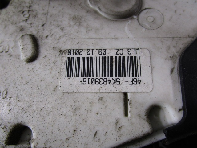 CENTRALNO ZAKLEPANJE ZADNJIH DESNIH VRAT OEM N. 5K4839016F ORIGINAL REZERVNI DEL VOLKSWAGEN POLO 6R1 6C1 (06/2009 - 02/2014) DIESEL LETNIK 2011