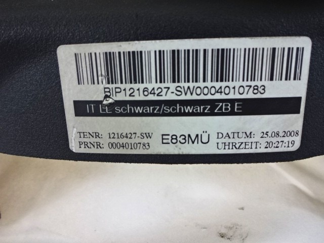 ARMATURNA PLOSCA OEM N. 51453445933 ORIGINAL REZERVNI DEL BMW X3 E83 LCI R (2006 - 2010) DIESEL LETNIK 2008