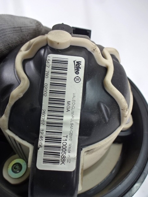 VENTILATOR  KABINE  OEM N. T1000588K ORIGINAL REZERVNI DEL PEUGEOT 308 4A 4B 4C 4E 4H MK1 BER/SW/CC (2007 - 2013) DIESEL LETNIK 2008