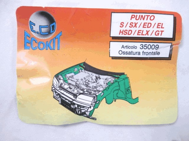 NOSILCI MOTORJA/DRUGO OEM N.  ORIGINAL REZERVNI DEL FIAT PUNTO 176 MK1/MK1 CABRIO (1993 - 08/1999) BENZINA LETNIK 1993