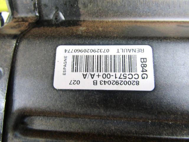 KIT AIRBAG KOMPLET OEM N. 17719 KIT AIRBAG COMPLETO ORIGINAL REZERVNI DEL RENAULT MEGANE MK2 BM0/1 CM0/1 EM0/1 KM0/1 LM0/1 BER/GRANDTOUR  (10/2002 - 02/2006) DIESEL LETNIK 2003