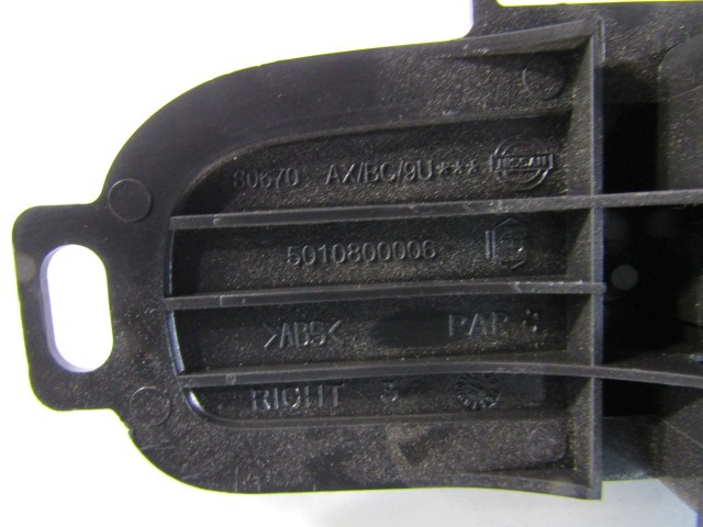 NOTRANJA KLJUKA  OEM N. 80670AX ORIGINAL REZERVNI DEL NISSAN NOTE E11 MK1 (2005 - 2013)BENZINA LETNIK 2009