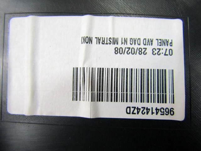 NOTRANJA OBLOGA SPREDNJIH VRAT OEM N. PNADTCTC4PICAMK1MV5P ORIGINAL REZERVNI DEL CITROEN C4 PICASSO/GRAND PICASSO MK1 (2006 - 08/2013) DIESEL LETNIK 2008