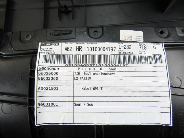 VRATNI PANEL OEM N. PNPDTADA38PRBR5P ORIGINAL REZERVNI DEL AUDI A3 MK2R 8P 8PA 8P1 8P7 (2008 - 2012)DIESEL LETNIK 2009