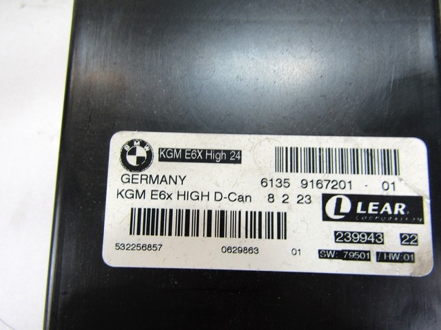 RACUNALNIK VMESNIKA (GATEWAY) OEM N. 61359167201 ORIGINAL REZERVNI DEL BMW SERIE 5 E60 E61 (2003 - 2010) DIESEL LETNIK 2008