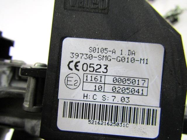 KOMPLET ODKLEPANJE IN VZIG  OEM N. 19241 KIT ACCENSIONE AVVIAMENTO ORIGINAL REZERVNI DEL HONDA CIVIC FN FK FD FA MK8 (2006 - 2012)BENZINA LETNIK 2006