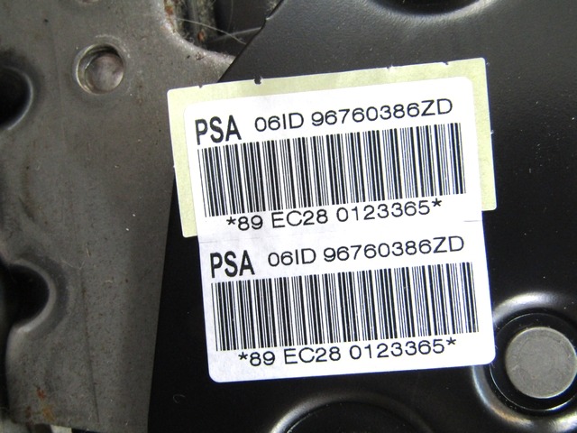 OEM N. 96760386ZD ORIGINAL REZERVNI DEL CITROEN C3 MK2 SC (2009 - 2016) BENZINA LETNIK 2011