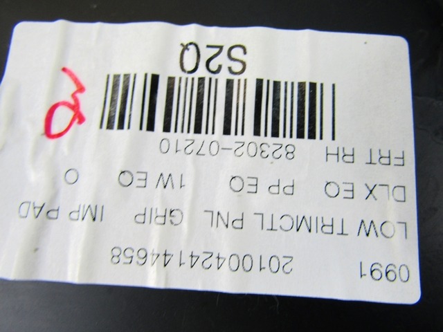 NOTRANJA OBLOGA SPREDNJIH VRAT OEM N. PNADTKIPICANTOSAMK1RBR5P ORIGINAL REZERVNI DEL KIA PICANTO SA BA MK1 R (2008 - 2011) BENZINA LETNIK 2011