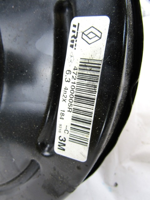 SERVO OJACEVALNIK ZAVOR S PUMPO OEM N. 472100005R ORIGINAL REZERVNI DEL RENAULT MEGANE MK3 BZ0/1 B3 DZ0/1 KZ0/1 BER/SPORTOUR/ESTATE (2009 - 2015) DIESEL LETNIK 2011