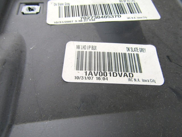 ARMATURNA PLOSCA OEM N. 1FB981DVAA ORIGINAL REZERVNI DEL JEEP COMPASS MK49 MK1 (2006 - 2010)DIESEL LETNIK 2008