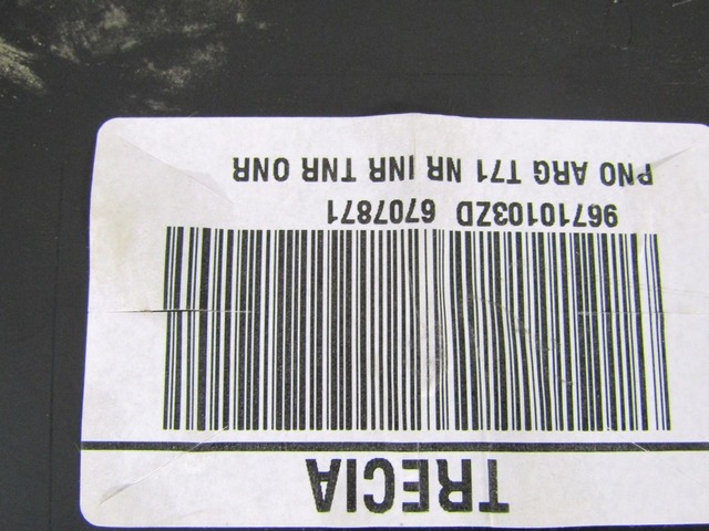 VRATNI PANEL OEM N. PNPSTPG3084ABR5P ORIGINAL REZERVNI DEL PEUGEOT 308 4A 4B 4C 4E 4H MK1 BER/SW/CC (2007 - 2013) DIESEL LETNIK 2011