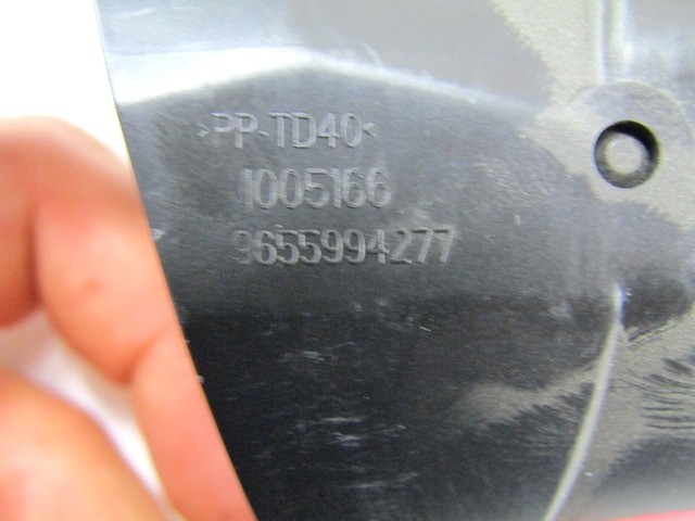 ODVOD ZRAKA OEM N. 9655994277 ORIGINAL REZERVNI DEL PEUGEOT 308 4A 4B 4C 4E 4H MK1 BER/SW/CC (2007 - 2013) DIESEL LETNIK 2011