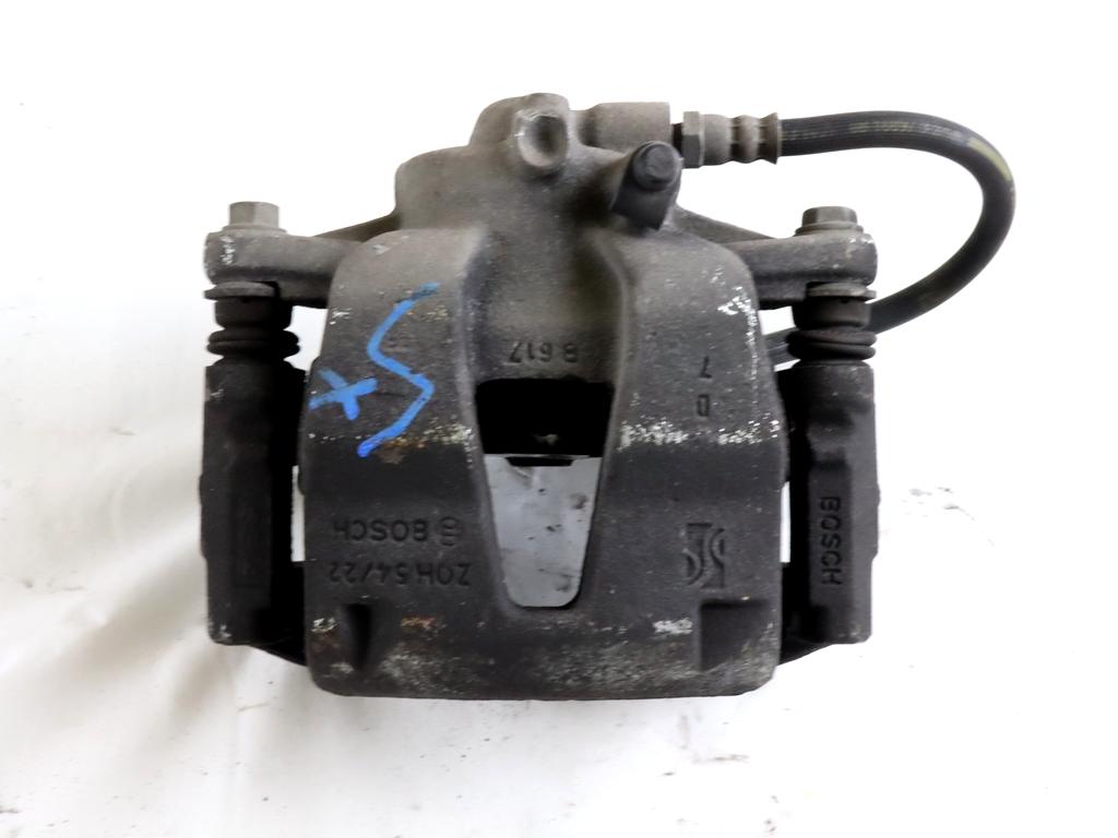 SPREDNJE LEVE ZAVORNE CELJUSTI  OEM N. 93191695 ORIGINAL REZERVNI DEL OPEL CORSA D R S07 (02/2011 - 2014) DIESEL LETNIK 2014