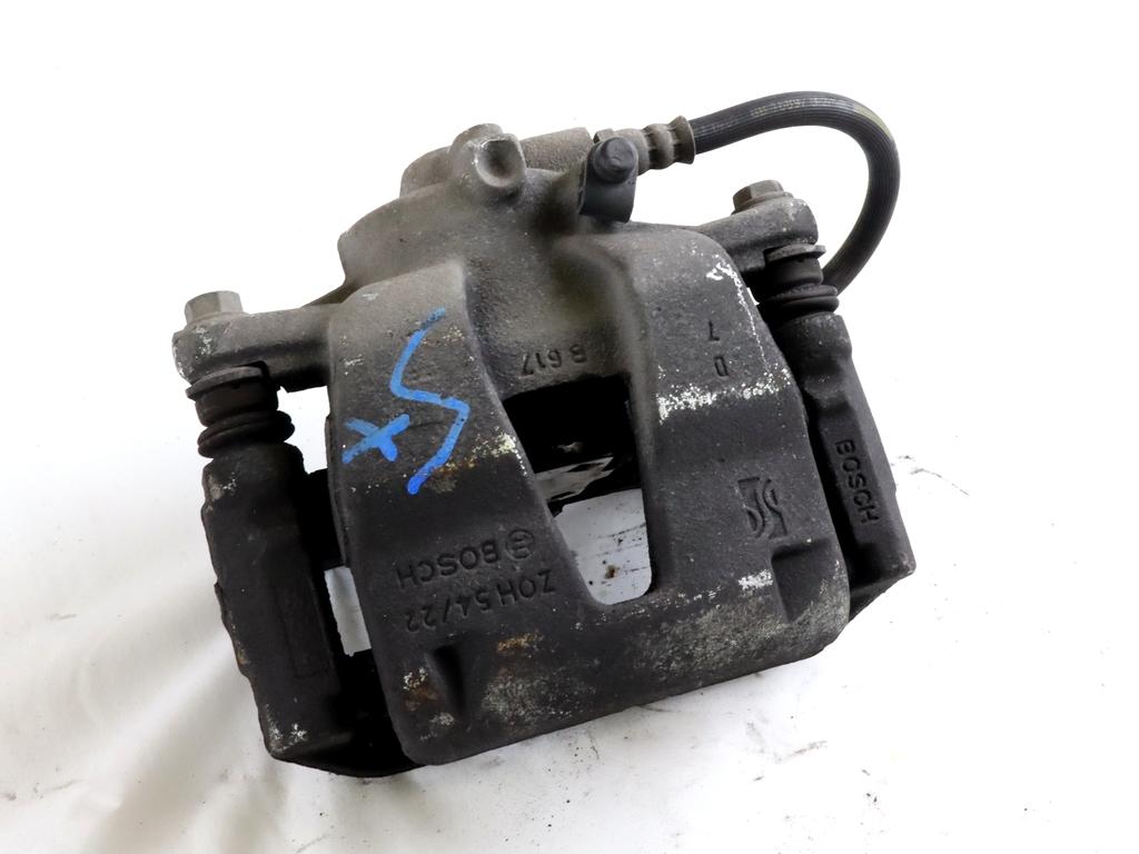 SPREDNJE LEVE ZAVORNE CELJUSTI  OEM N. 93191695 ORIGINAL REZERVNI DEL OPEL CORSA D R S07 (02/2011 - 2014) DIESEL LETNIK 2014