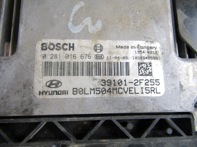 KOMPLET ODKLEPANJE IN VZIG  OEM N. 33134 KIT ACCENSIONE AVVIAMENTO ORIGINAL REZERVNI DEL HYUNDAI IX35 LM EL ELH (2009 - 2015)DIESEL LETNIK 2010