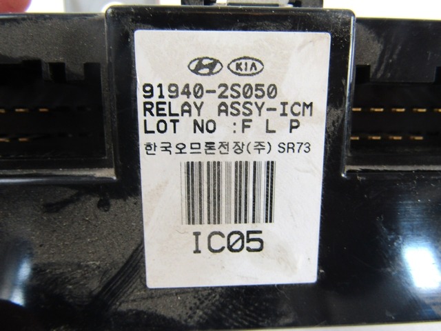 RELE' OEM N. 91940-2S050 ORIGINAL REZERVNI DEL HYUNDAI IX35 LM EL ELH (2009 - 2015)DIESEL LETNIK 2010