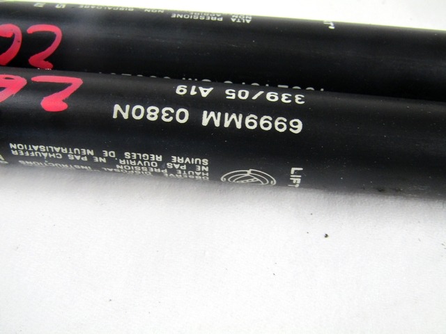 AMORTIZERJI PRTLJAZNIH VRAT  OEM N. 46524678 ORIGINAL REZERVNI DEL FIAT PUNTO 188 MK2 R (2003 - 2011) BENZINA LETNIK 2006