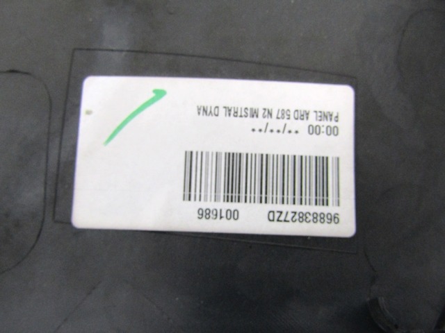 VRATNI PANEL OEM N. PNPDTCTC4GRAPICAMK1MV5P ORIGINAL REZERVNI DEL CITROEN C4 PICASSO/GRAND PICASSO MK1 (2006 - 08/2013) DIESEL LETNIK 2010