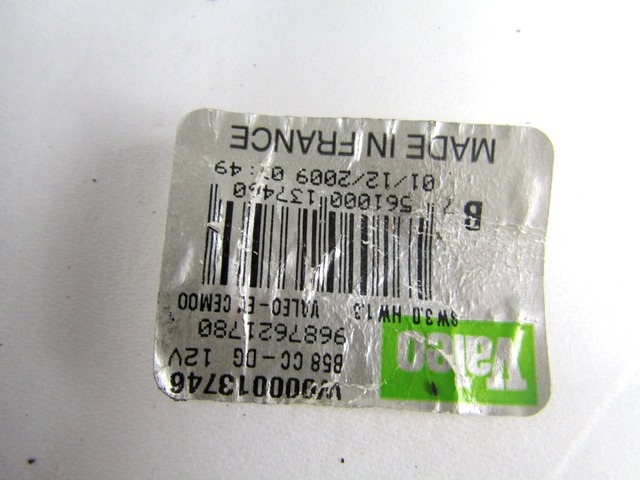 MOTORCEK PREDNJIH BRISALCEV OEM N. 9687621780 ORIGINAL REZERVNI DEL CITROEN C4 PICASSO/GRAND PICASSO MK1 (2006 - 08/2013) DIESEL LETNIK 2010