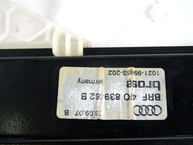 MEHANIZEM ZA ZADNJA VRATA  OEM N. 4F0839462B ORIGINAL REZERVNI DEL AUDI A6 C6 4F2 4FH 4F5 BER/SW/ALLROAD (07/2004 - 10/2008) DIESEL LETNIK 2007