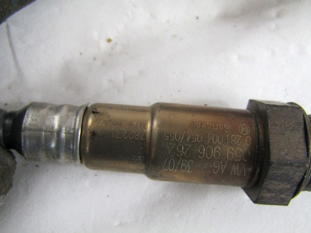 SONDA LAMBDA  OEM N. 281004054 ORIGINAL REZERVNI DEL AUDI A6 C6 4F2 4FH 4F5 BER/SW/ALLROAD (07/2004 - 10/2008) DIESEL LETNIK 2007