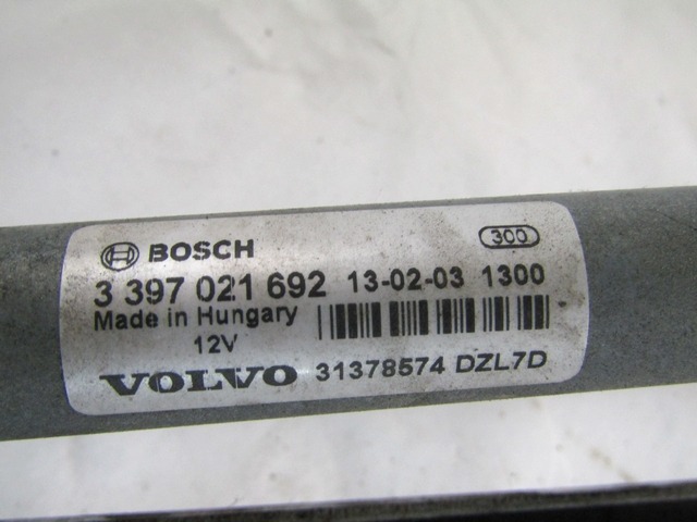 MOTORCEK PREDNJIH BRISALCEV OEM N. 1397220628 3397021692 31378574 ORIGINAL REZERVNI DEL VOLVO V40 MK1 525 526 (2012 - 2016)DIESEL LETNIK 2013