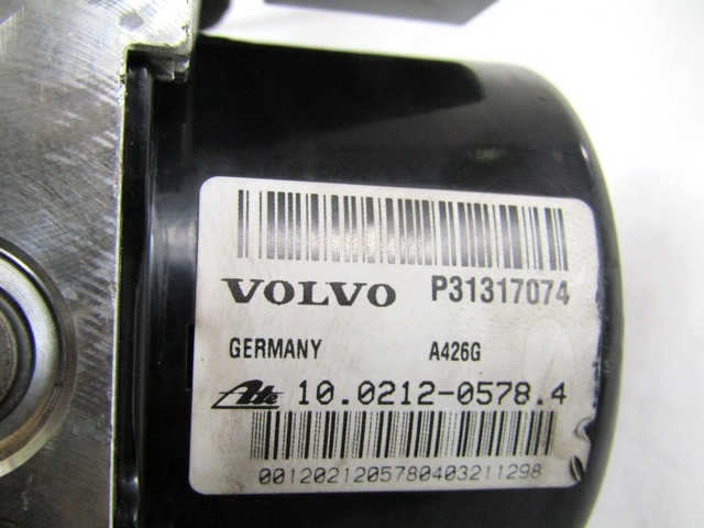 ABS AGREGAT S PUMPO OEM N. 31317074 ORIGINAL REZERVNI DEL VOLVO V40 MK1 525 526 (2012 - 2016)DIESEL LETNIK 2013