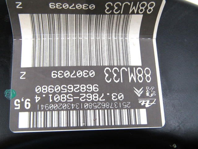 SERVO OJACEVALNIK ZAVOR S PUMPO OEM N. 9682650980 03.7862-5801.4 ORIGINAL REZERVNI DEL PEUGEOT 5008 0U 0E MK1 (2009 - 2013) DIESEL LETNIK 2011