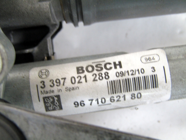 MOTORCEK PREDNJIH BRISALCEV OEM N. 1397220576 3397021288 9671062180 ORIGINAL REZERVNI DEL PEUGEOT 5008 0U 0E MK1 (2009 - 2013) DIESEL LETNIK 2011