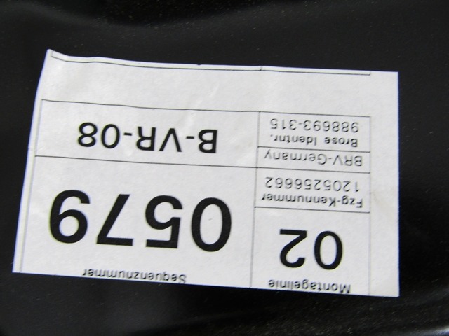 MEHANIZEM VETROBRANSKEGA STEKLA PREDNJIH VRAT OEM N. 3AA837462B ORIGINAL REZERVNI DEL VOLKSWAGEN PASSAT B7 362 365 BER/SW (10/2010 - 2015)BENZINA/METANO LETNIK 2012