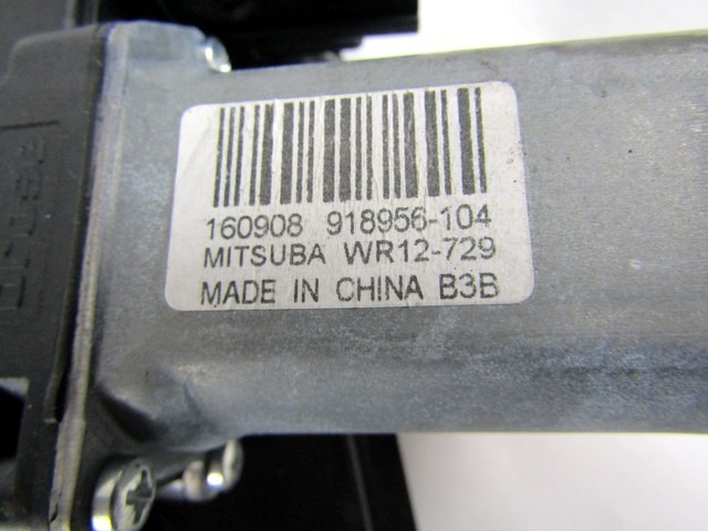 MEHANIZEM DVIGA SPREDNJIH STEKEL  OEM N. 918956-104 ORIGINAL REZERVNI DEL FORD CMAX MK2R DXA (2015 - 2019)DIESEL LETNIK 2017