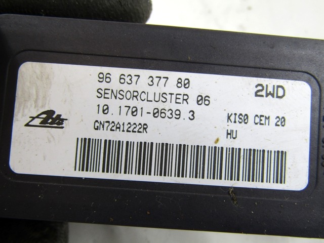 ESP OEM N. 9663737780 10.1701-0639.3 ORIGINAL REZERVNI DEL PEUGEOT 207 / 207 CC R WA WC WD WK (05/2009 - 2015) BENZINA LETNIK 2012