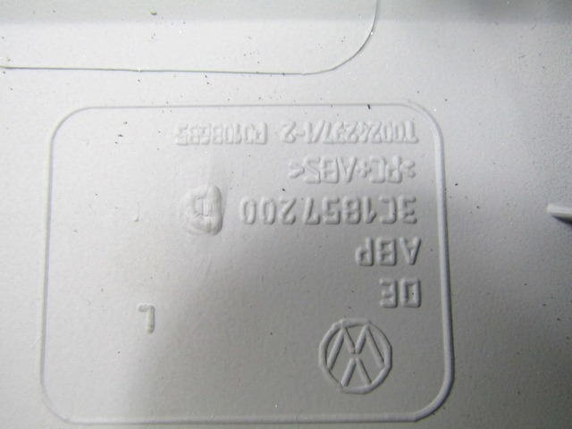 MONTA?NI DELI /  ARMATURNE PLOSCE SPODNJI OEM N. 3C1857200D ORIGINAL REZERVNI DEL VOLKSWAGEN PASSAT B6 3C2 3C5 BER/SW (2005 - 09/2010)  DIESEL LETNIK 2006