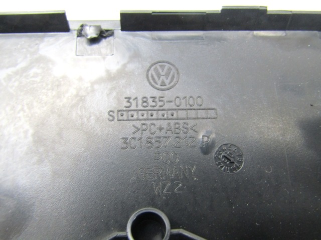 NOTRANJE OKRASNE LETVE  OEM N. 3C1857212P ORIGINAL REZERVNI DEL VOLKSWAGEN PASSAT B6 3C2 3C5 BER/SW (2005 - 09/2010)  DIESEL LETNIK 2006