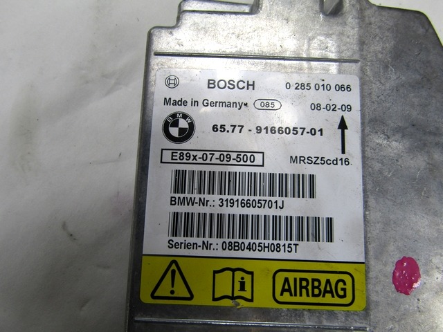 KIT AIRBAG KOMPLET OEM N. 25482 KIT AIRBAG COMPLETO ORIGINAL REZERVNI DEL BMW SERIE 3 BER/SW/COUPE/CABRIO E90/E91/E92/E93 (2005 -2009) DIESEL LETNIK 2008