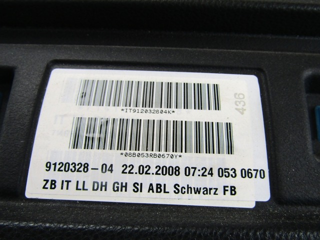 KIT AIRBAG KOMPLET OEM N. 25482 KIT AIRBAG COMPLETO ORIGINAL REZERVNI DEL BMW SERIE 3 BER/SW/COUPE/CABRIO E90/E91/E92/E93 (2005 -2009) DIESEL LETNIK 2008