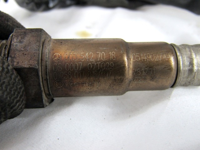 SONDA LAMBDA  OEM N. 0258017016 0035427018 ORIGINAL REZERVNI DEL MERCEDES CLASSE CLS C219 BER (2004 - 2010)DIESEL LETNIK 2007