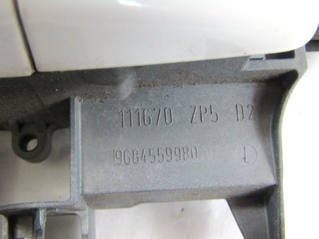 ZUNANJA KLJUKA ZADNJA DESNA VRATA OEM N. 9684559980 ORIGINAL REZERVNI DEL CITROEN C3 MK2 SC (2009 - 2016) DIESEL LETNIK 2011