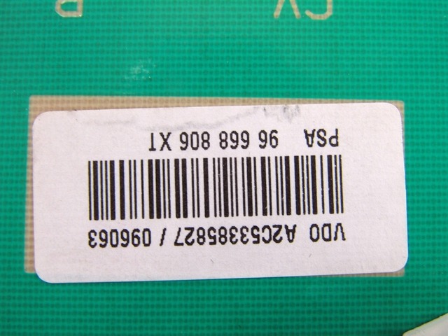 KILOMETER STEVEC OEM N. 96668806XT ORIGINAL REZERVNI DEL CITROEN C3 MK2 SC (2009 - 2016) DIESEL LETNIK 2011