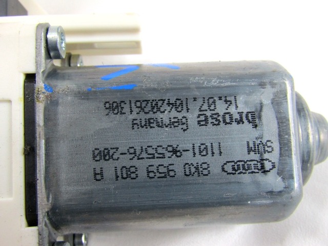 DVIZNI MEHANIZEM SPREDNIH STEKEL  OEM N. 8K0959801A ORIGINAL REZERVNI DEL AUDI A6 C6 R 4F2 4FH 4F5 BER/SW/ALLROAD (10/2008 - 2011) DIESEL LETNIK 2010