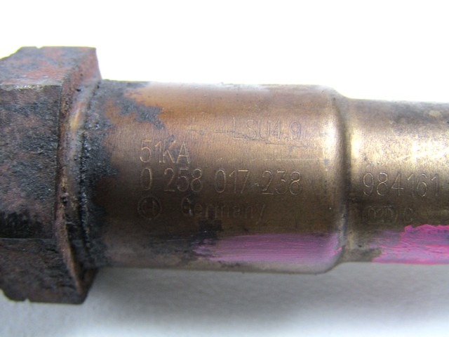 SONDA LAMBDA  OEM N. 258017238 ORIGINAL REZERVNI DEL SUZUKI ALTO GF (2008 - 2014)BENZINA/GPL LETNIK 2010