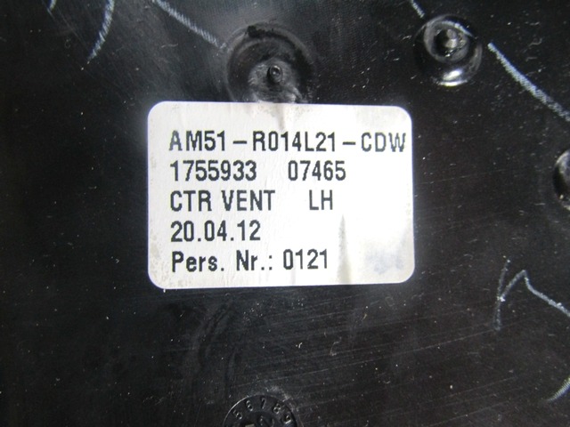 ARMATURNA PLOSCA S POMISLJAJI OEM N. AM51-18835-ABW ORIGINAL REZERVNI DEL FORD CMAX GRAND CMAX MK2 DXA-CB7 DXA-CEU (2010 - 03/2015) DIESEL LETNIK 2012