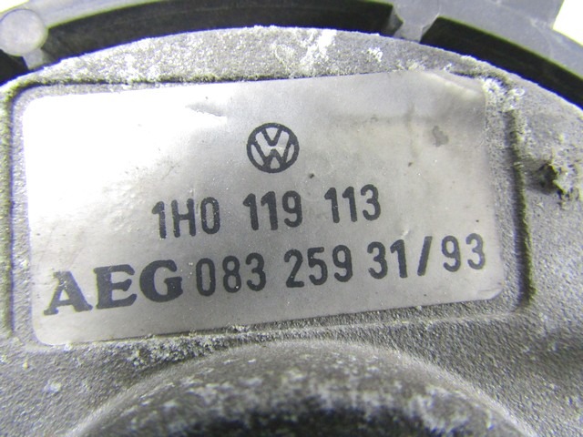 VENTILATOR HLADILNIKA OEM N. 1H0119113 ORIGINAL REZERVNI DEL VOLKSWAGEN GOLF III 1H1 1E7 1H5 MK3 (08/1992 - 07/1998) DIESEL LETNIK 1996