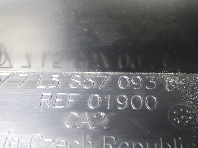 ARMATURNA PLO?CA OEM N. 7L5857093 ORIGINAL REZERVNI DEL PORSCHE CAYENNE 9PA MK1 (2003 -2008) BENZINA LETNIK 2004