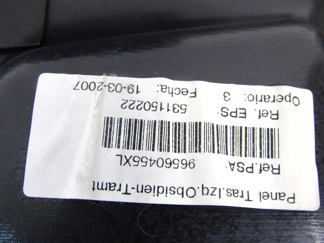 NOTRANJA OBLOGA ZADNJEGA BOKA  OEM N. 96560455XL ORIGINAL REZERVNI DEL CITROEN C3 / PLURIEL MK1R (09/2005 - 11/2010) BENZINA LETNIK 2008